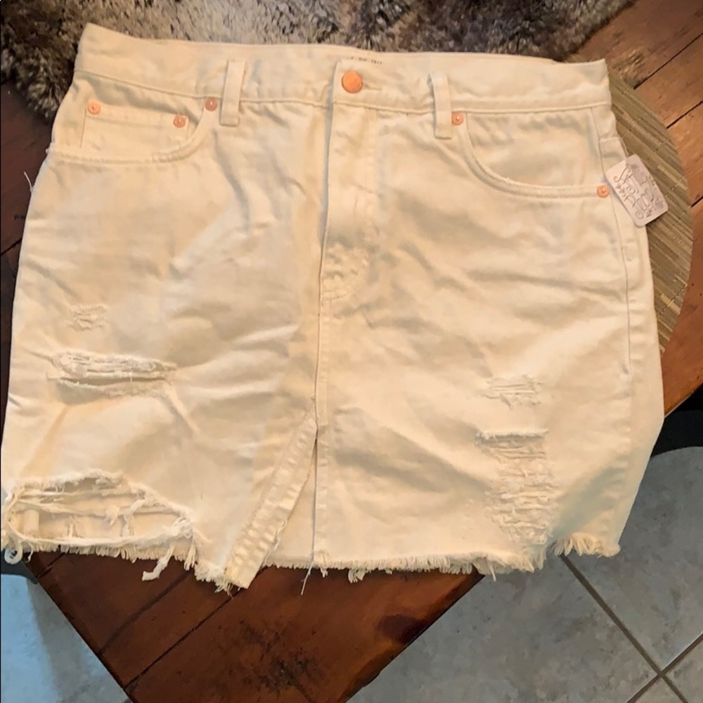NWT Free People We The Free denim skirt
